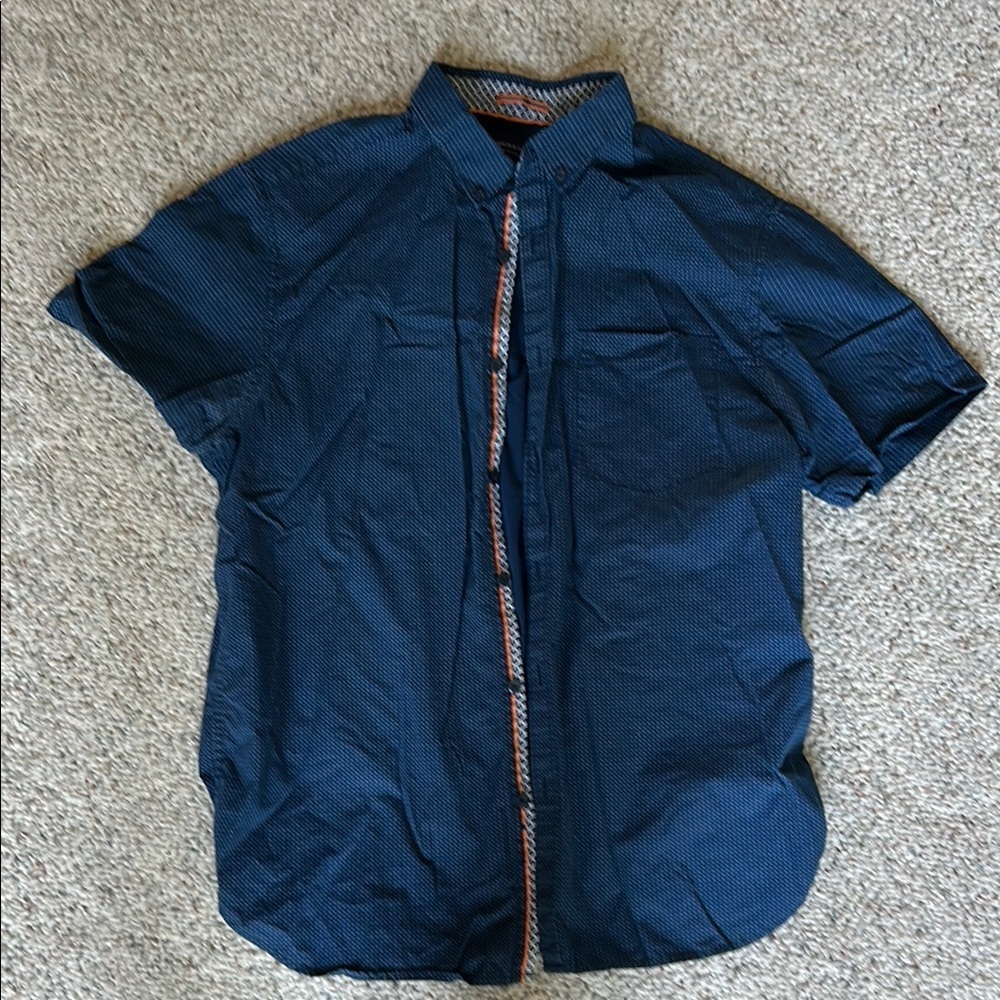 Denim & Flower Blue Slim Fit Classic Casual Shirt